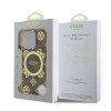 Guess IML 4G Peony MagSafe Zadní Kryt pro iPhone 16 Pro Max Brown