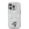 Karl Lagerfeld IML Karl and Choupette MagSafe Zadní Kryt pro iPhone 16 Pro Max Transparent