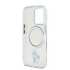 Karl Lagerfeld IML Karl and Choupette MagSafe Zadní Kryt pro iPhone 16 Pro Max Transparent