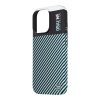 OBAL:ME Flossy Stripes Kryt pro Apple iPhone 16 Pro Black/Sky Blue
