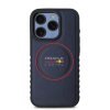 Red Bull PU Leahter Red Ring MagSafe Zadní Kryt pro iPhone 15 Pro Max Navy