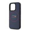 Red Bull PU Leahter Red Ring MagSafe Zadní Kryt pro iPhone 15 Pro Max Navy