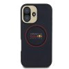 Red Bull PU Leather Red Ring MagSafe Zadní Kryt pro iPhone 16 Navy