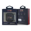 Red Bull PU Karbonové Pouzdro pro AirPods 1/2 Black