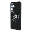 Karl Lagerfeld Liquid Silicone K&CH Heads MagSafe Zadní Kryt pro Samsung Galaxy S25+ Black