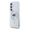 Karl Lagerfeld IML Choupette Head MagSafe Zadní Kryt pro Samsung Galaxy S25+ Transparent