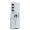 Karl Lagerfeld IML Choupette Head MagSafe Zadní Kryt pro Samsung Galaxy S25+ Transparent