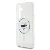 Karl Lagerfeld IML Choupette Head MagSafe Zadní Kryt pro Samsung Galaxy S25+ Transparent
