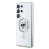 Karl Lagerfeld IML Choupette Head MagSafe Zadní Kryt pro Samsung Galaxy S25 Ultra Transparent