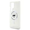 Karl Lagerfeld IML Choupette Head MagSafe Zadní Kryt pro Samsung Galaxy S25 Ultra Transparent