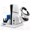 iPega P5S028 All-in-One Nabíjecí Stojan s Chlazením pro PS5/PS5 Slim/PS5 Pro Black (Pošk. Balení)