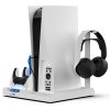 iPega P5S028 All-in-One Nabíjecí Stojan s Chlazením pro PS5/PS5 Slim/PS5 Pro Black (Pošk. Balení)