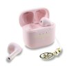 Guess Classic Logo Charm TWS Bezdrátová Sluchátka Pink