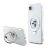 Karl Lagerfeld Ringstand Karl and Choupette MagSafe Zadní Kryt pro iPhone 16e White