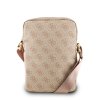 Guess PU 4G Triangle Logo Taška 8" Pink