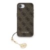 Guess 4G Charm Zadní Kryt pro iPhone 16e Tone on Tone Brown