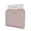 Guess PU 4G Triangle Logo Obal pro Notebook 14" Pink