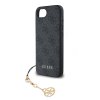 Guess 4G Charm Zadní Kryt pro iPhone 16e Tone on Tone Grey