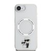 Karl Lagerfeld IML Karl and Choupette MagSafe Zadní Kryt pro iPhone 16e Transparent