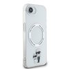 Karl Lagerfeld IML Karl and Choupette MagSafe Zadní Kryt pro iPhone 16e Transparent