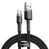 Baseus Cafule Series Datový Kabel USB-A - USB-C 2A 3m Gray/Black