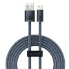 Baseus Dynamic Series Fast Charging Datový Kabel USB-A - Lighting 2.4A 2m Slate Gray