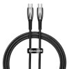 Baseus Glimmer Series Fast Charging Datový Kabel USB-C - USB-C 100W 1m Black