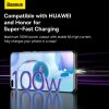 Baseus Glimmer Series Fast Charging Datový Kabel USB-A - USB-C 100W 2m Black