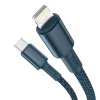 Baseus High Density Braided Series Fast Charging Datový Kabel USB-C - Lighting 20W 1m Blue