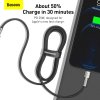 Baseus Cafule Metal Series Datový Kabel USB-C - Lighting 20W 1m Black