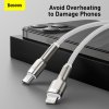 Baseus Cafule Metal Series Datový Kabel USB-C - Lighting 20W 2m White