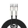 Baseus Cafule Metal Series Datový Kabel USB-C - USB-C 100W 2m Black