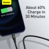 Baseus Rapid Series 3v1 Fast Charging Datový Kabel USB-C - USB-C/Lighting/MicroUSB 20W 1.5m Black