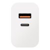 OBAL:ME Cestovní Nabíječka USB-A + USB-C 25W White