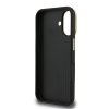 Guess PU Grained 4G Logo Stand Camera Frame Zadní Kryt pro iPhone 16 Black