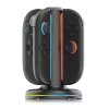 iPega SW2052 Nabíjecí Stanice s RGB pro JoyCon Ovladače Nintendo Switch 2 Black