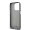 Karl Lagerfeld Grained PU K&CH Heads Zadní Kryt pro iPhone 15 Pro Max Grey