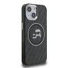 Karl Lagerfeld IML K&CH Heads Repeated Logo MagSafe Zadní Kryt pro iPhone 15 Black