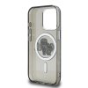 Karl Lagerfeld IML Glitter Karl and Choupette Sketch MagSafe Zadní Kryt pro iPhone 15 Pro Max Black