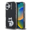 Karl Lagerfeld IML Aquarelle Choupette Zadní Kryt pro iPhone 16 Black