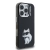 Karl Lagerfeld IML Aquarelle Choupette Zadní Kryt pro iPhone 16 Pro Black
