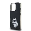 Karl Lagerfeld IML Aquarelle Choupette Zadní Kryt pro iPhone 16 Pro Max Black