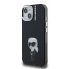 Karl Lagerfeld IML Aquarelle Karl Zadní Kryt pro iPhone 15 Black