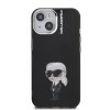 Karl Lagerfeld IML Aquarelle Karl Zadní Kryt pro iPhone 15 Black