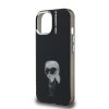 Karl Lagerfeld IML Aquarelle Karl Zadní Kryt pro iPhone 15 Black