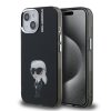 Karl Lagerfeld IML Aquarelle Karl Zadní Kryt pro iPhone 15 Black