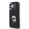 Karl Lagerfeld IML Aquarelle Karl Zadní Kryt pro iPhone 16 Black
