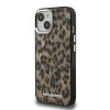 Karl Lagerfeld IML Leopard MagSafe Zadní Kryt pro iPhone 15 Brown