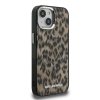 Karl Lagerfeld IML Leopard MagSafe Zadní Kryt pro iPhone 15 Brown