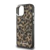 Karl Lagerfeld IML Leopard MagSafe Zadní Kryt pro iPhone 15 Brown